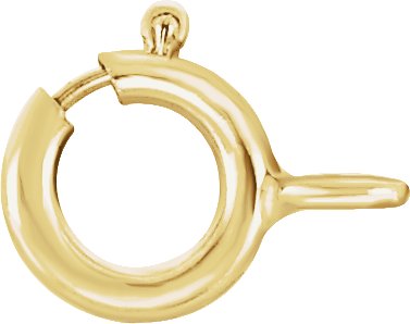 Seamless Spring Ring with Closed Jump Ring