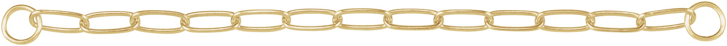 2 1/2" Paperclip-Style Safety Chain
