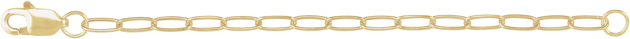 3" Paperclip-Style Chain Extender