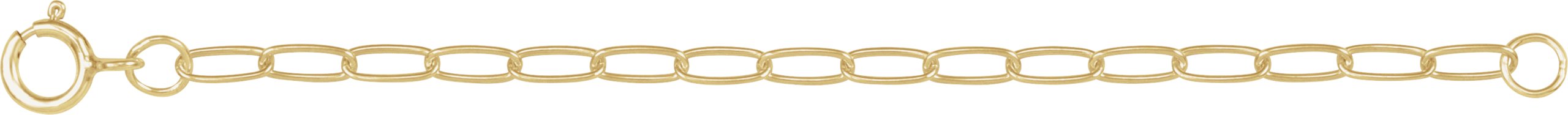 3" Paperclip-Style Chain Extender