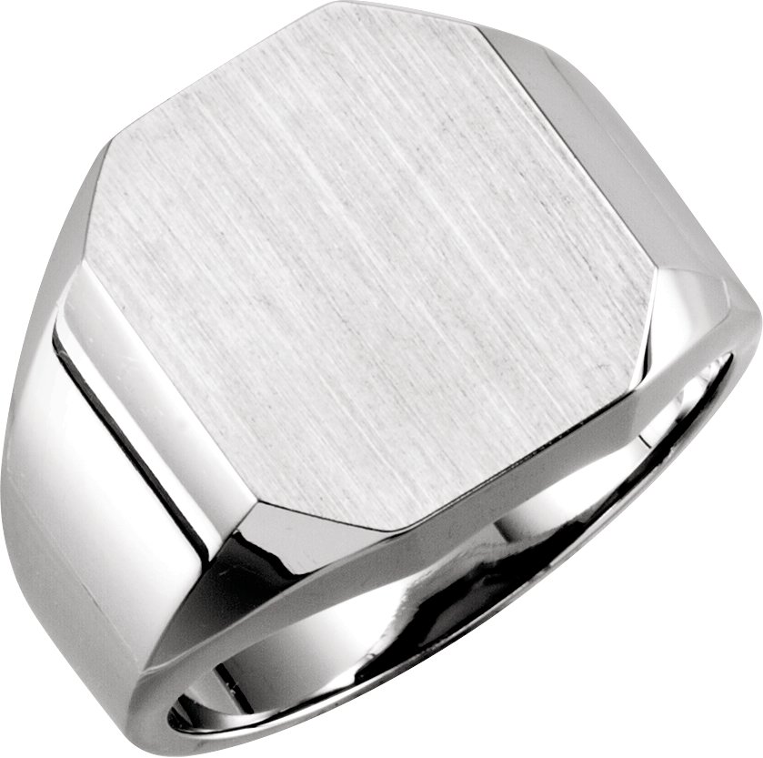 Octagon Signet Ring