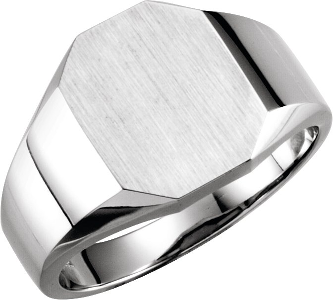 Octagon Signet Ring