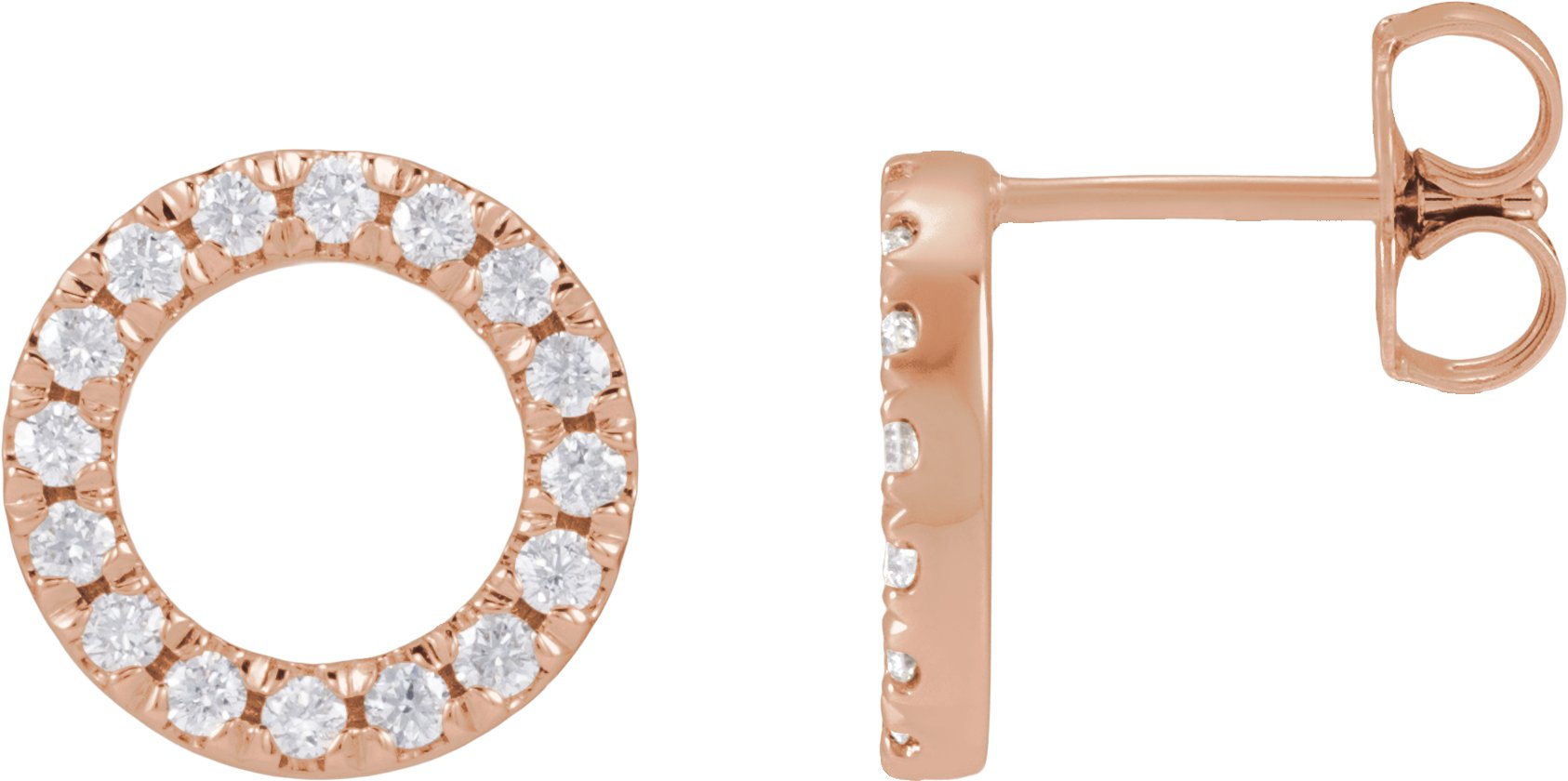 Accented Circle Earrings