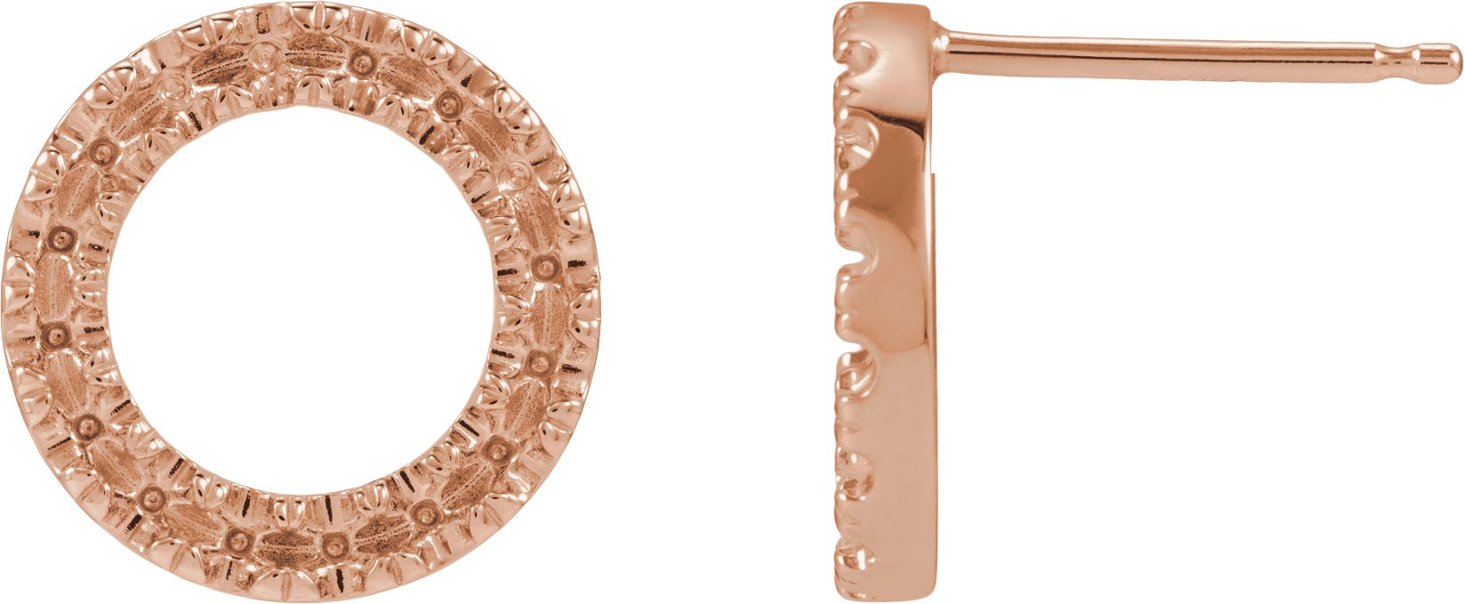 Accented Circle Earrings