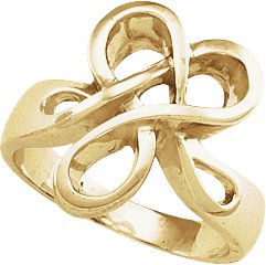 14K Yellow Freeform Ring