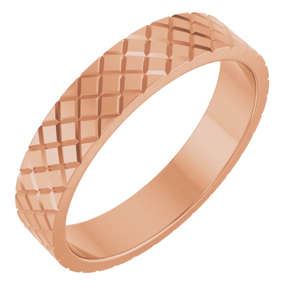 Grooved Criss-Cross Flat Band