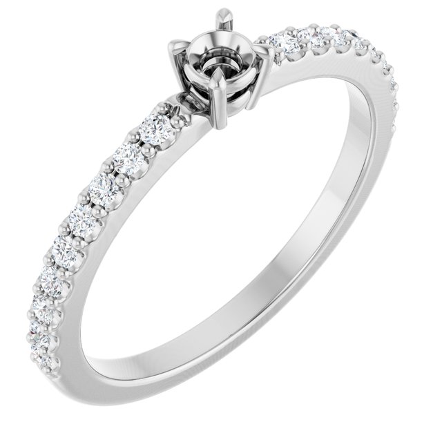 14k White Gold