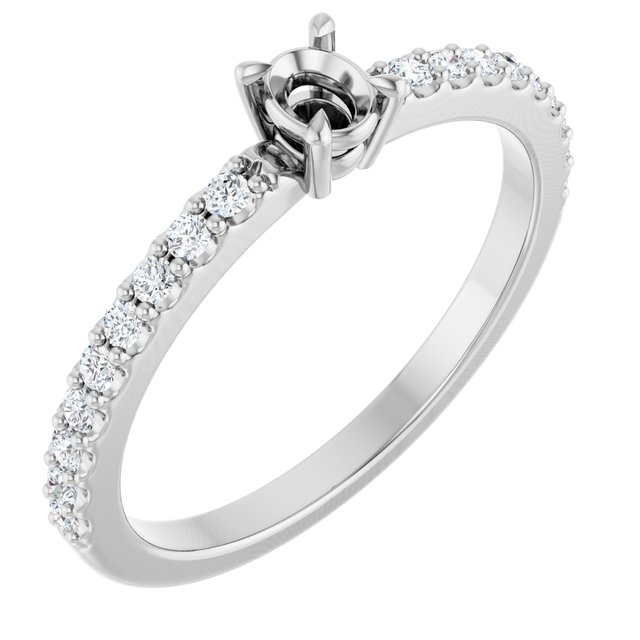 14k White Gold