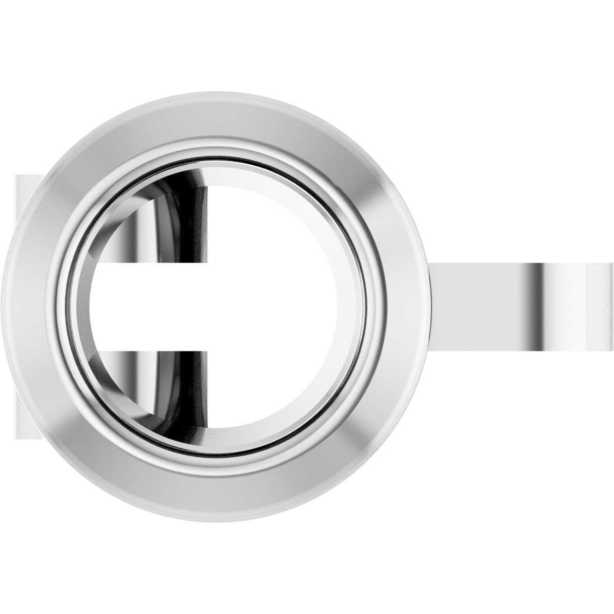 Bezel-Set Line Bracelet Link for BRC1017