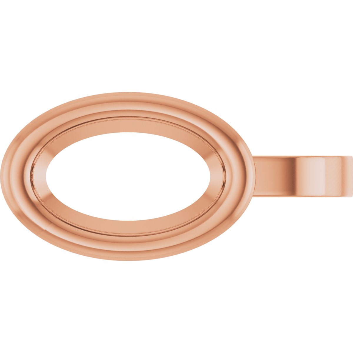 Oval Bezel-Set Line Bracelet Link