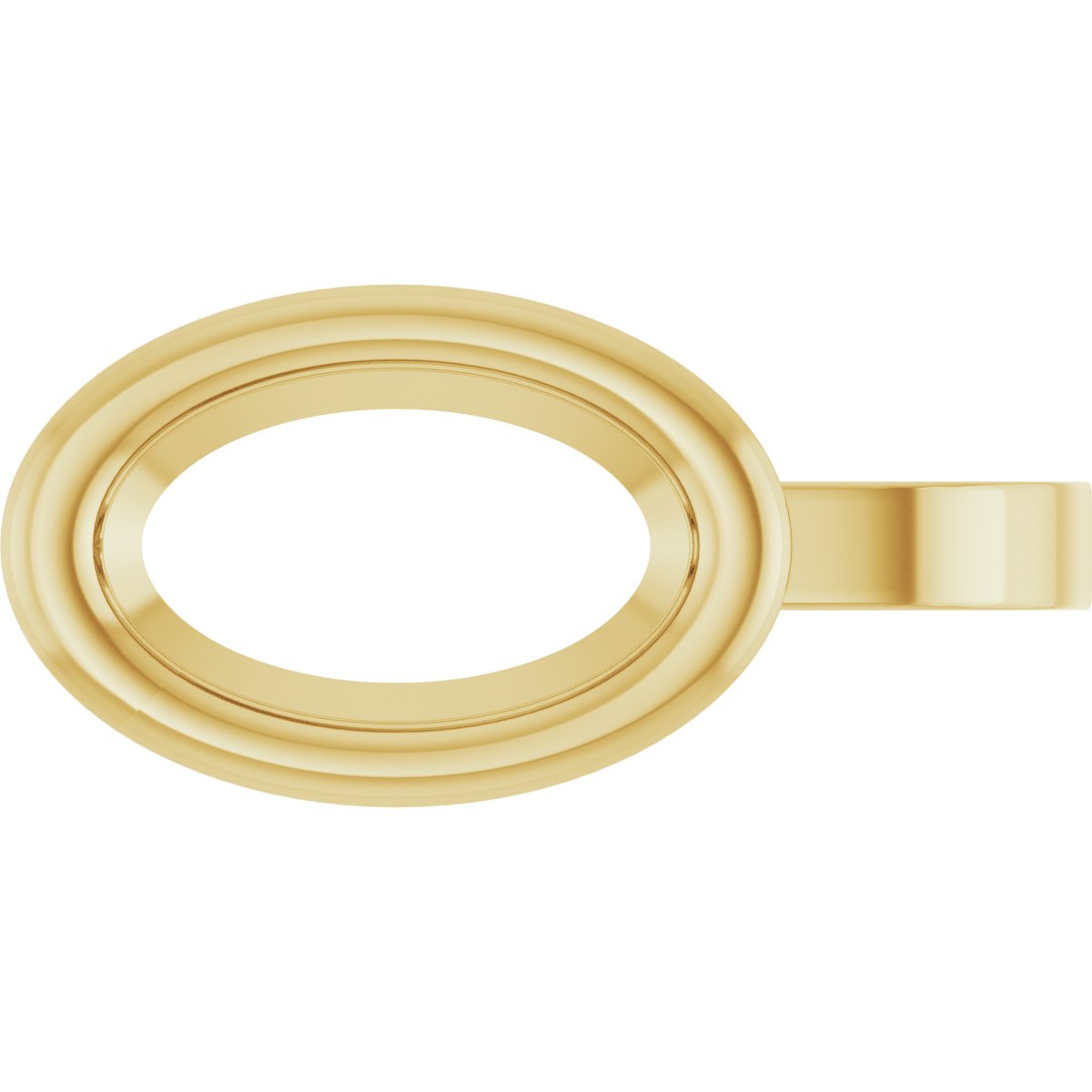 Oval Bezel-Set Line Bracelet Link