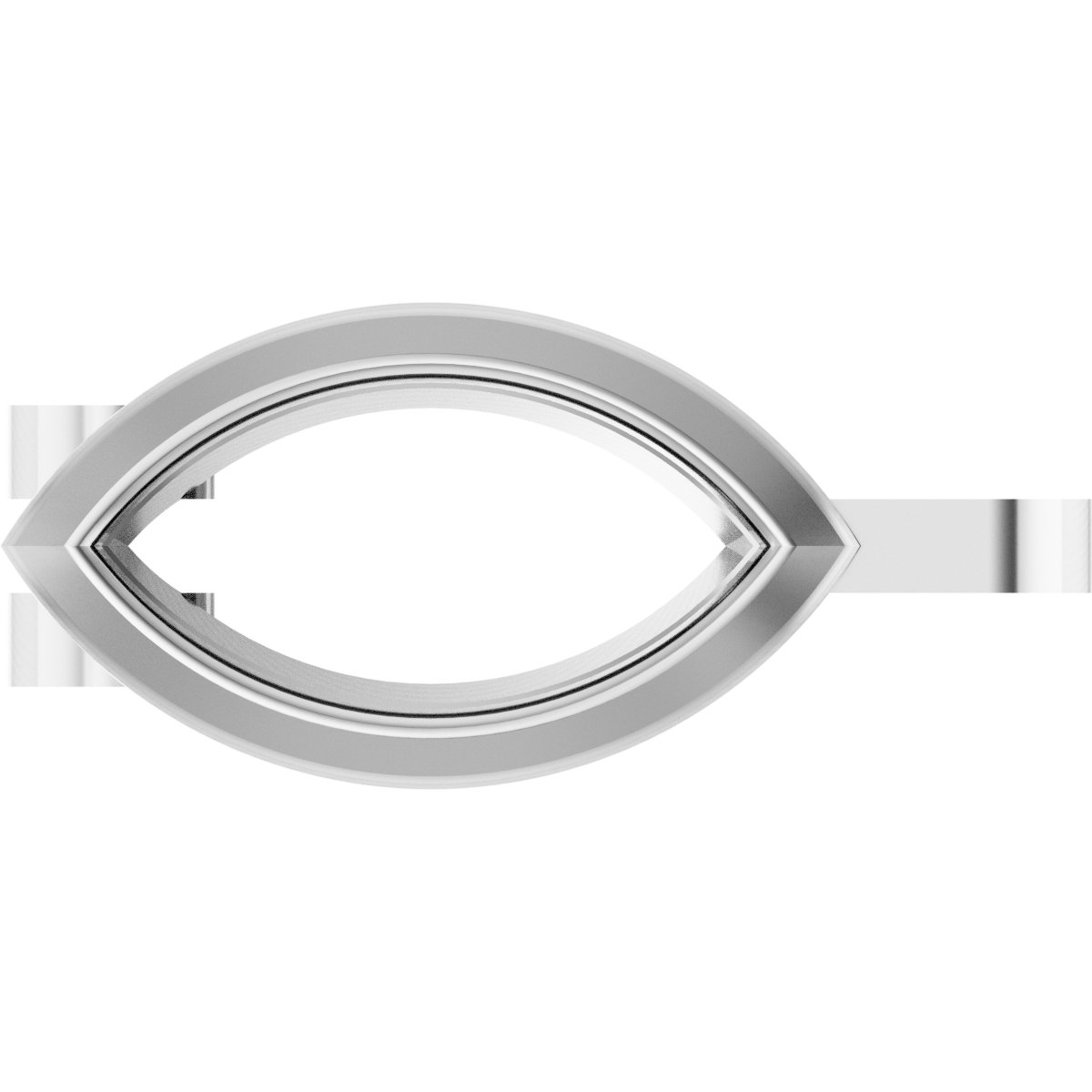 Bezel-Set Line Bracelet Link for BRC1017