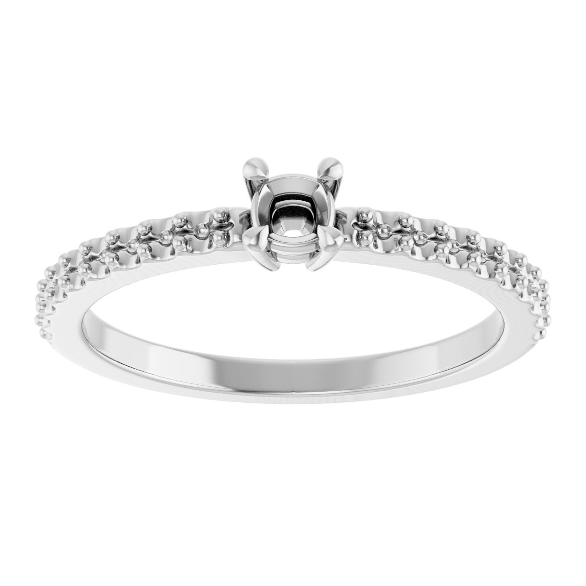 12x10 mm Oval Ring Mounting view 3