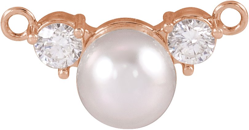Accented Pearl Necklace Center