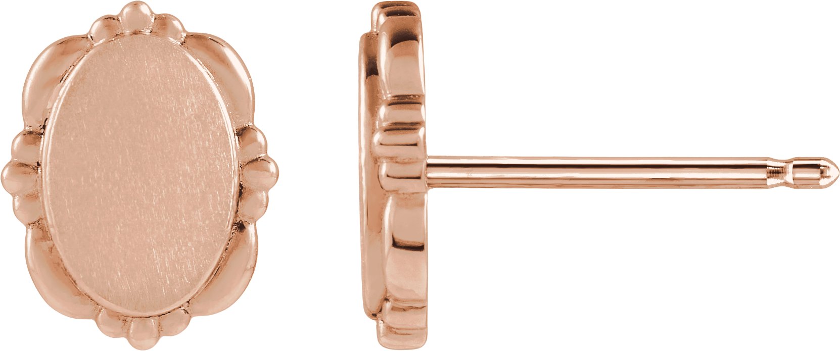 Engravable Vintage-Inspired Earrings