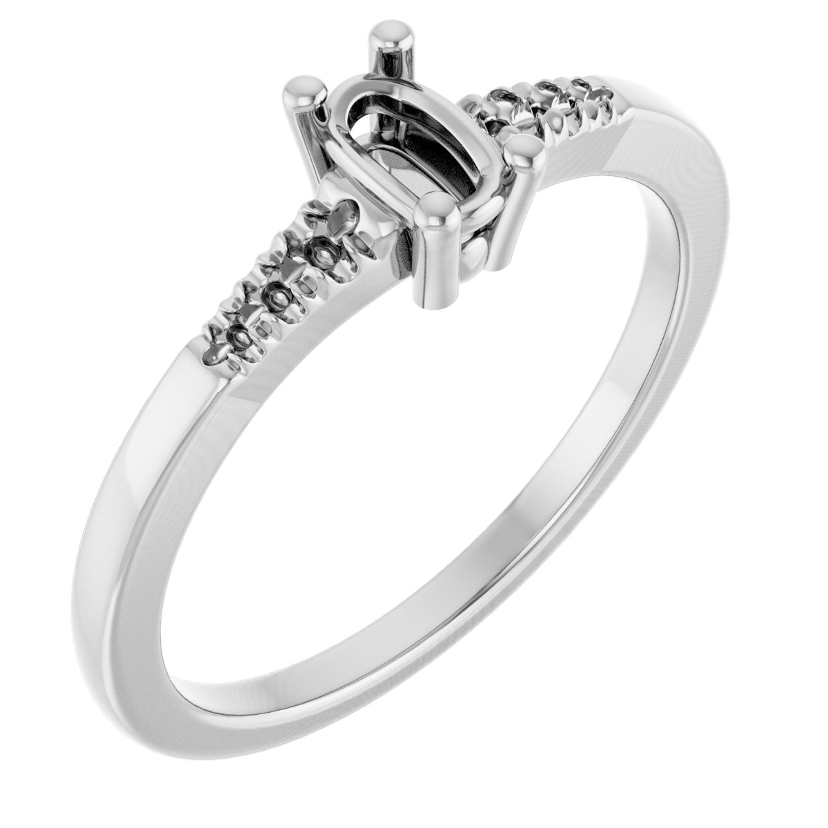 14k White Gold