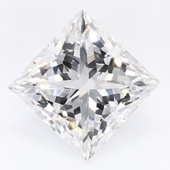 0.56 Carat Square Cut Lab Diamond