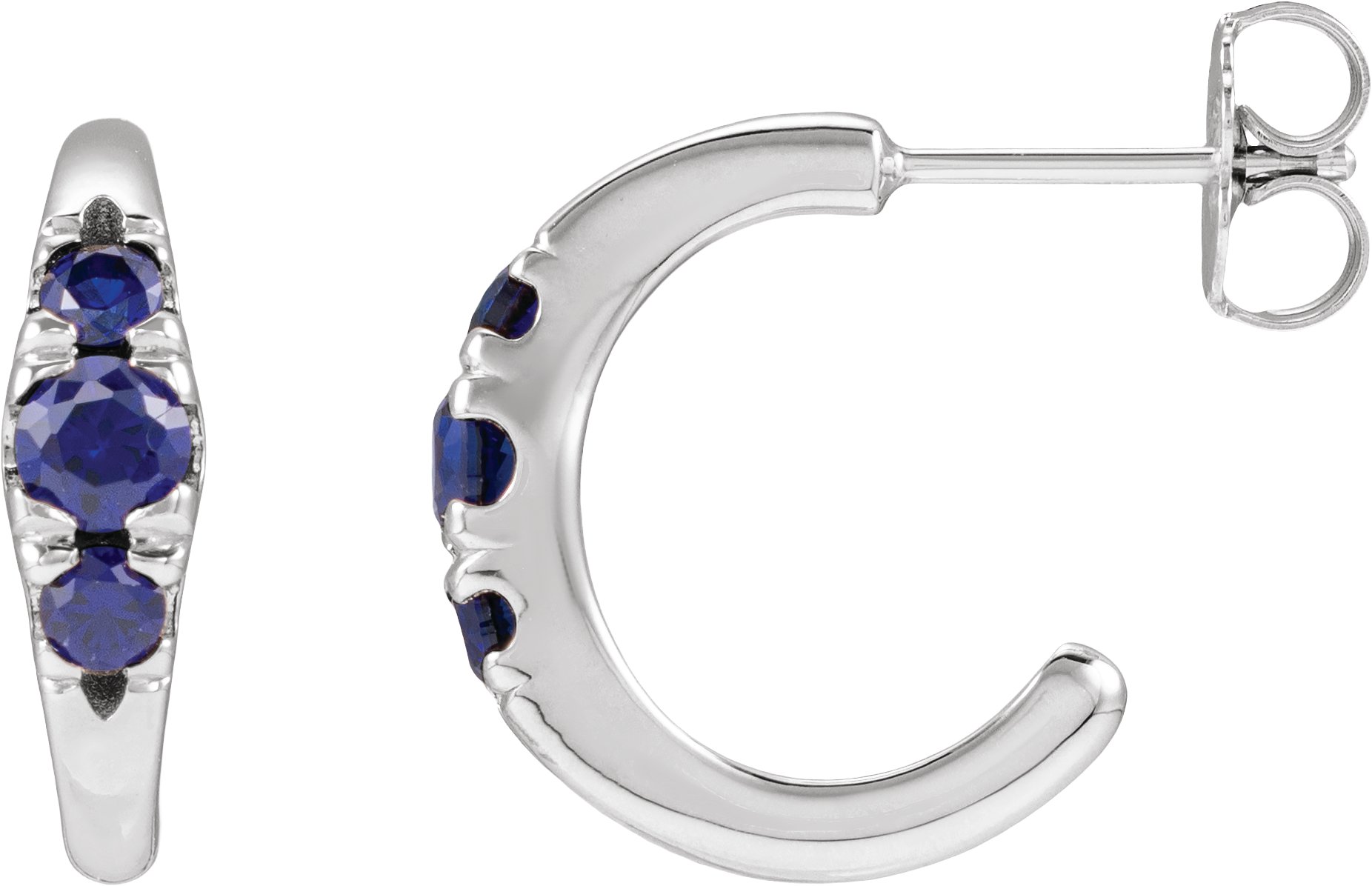 Accented Hoop Earrings