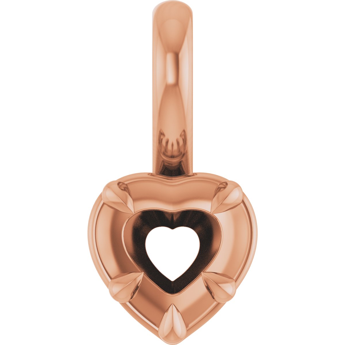 Claw-Prong Solitaire Bezel-Style Pendant