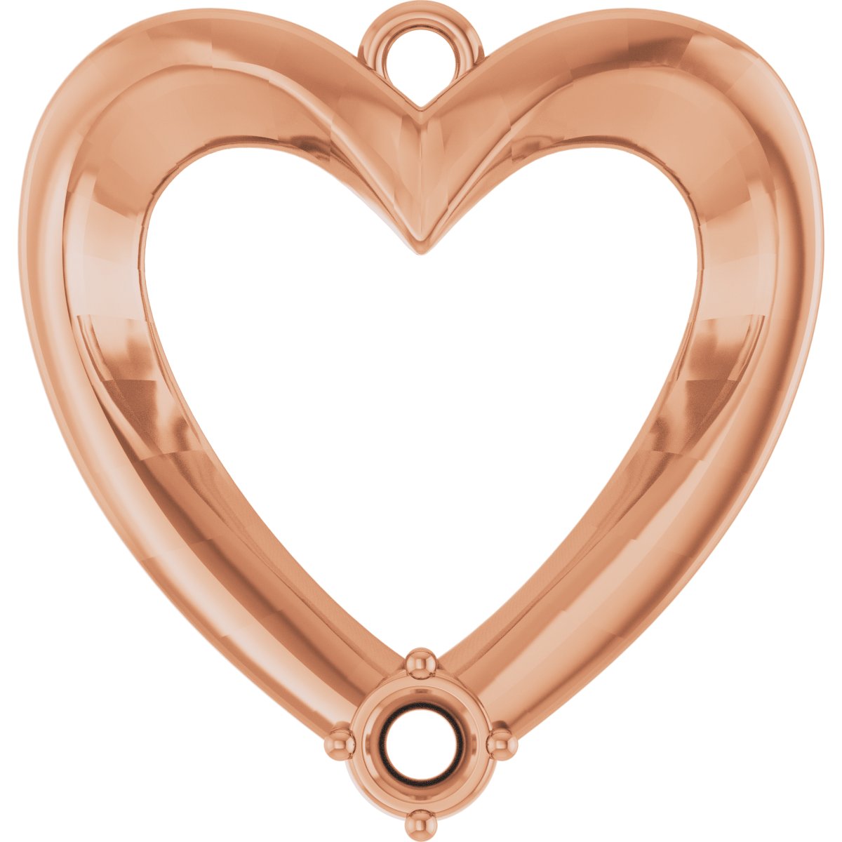 Accented Heart Dangle
