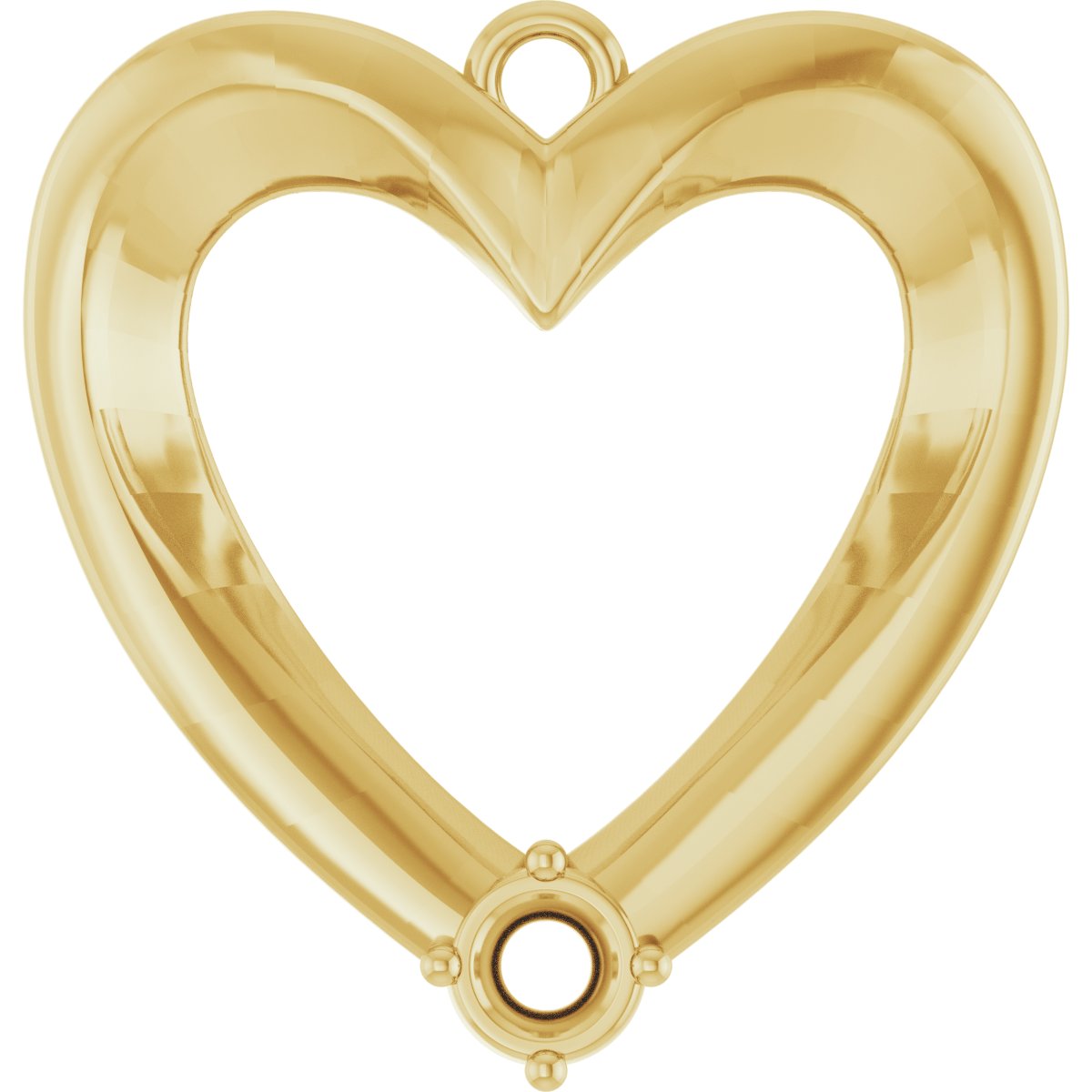 Accented Heart Dangle