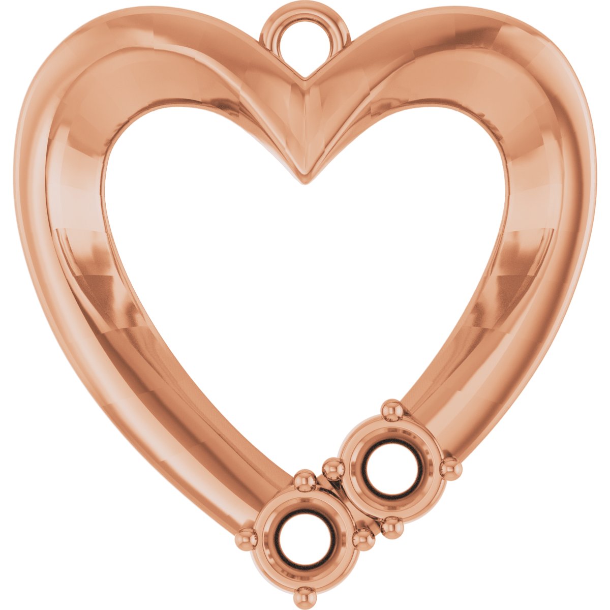 Accented Heart Dangle