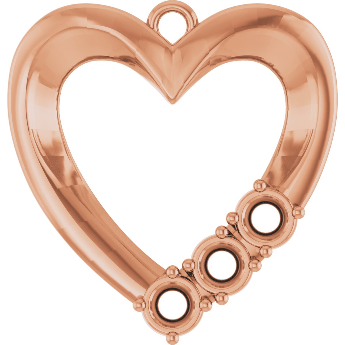 Accented Heart Dangle