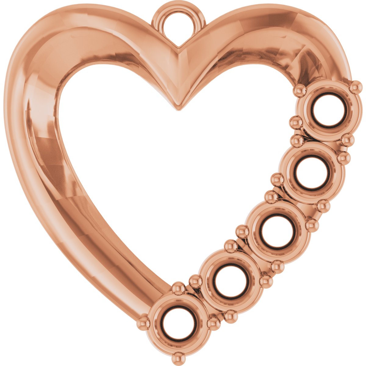 Accented Heart Dangle