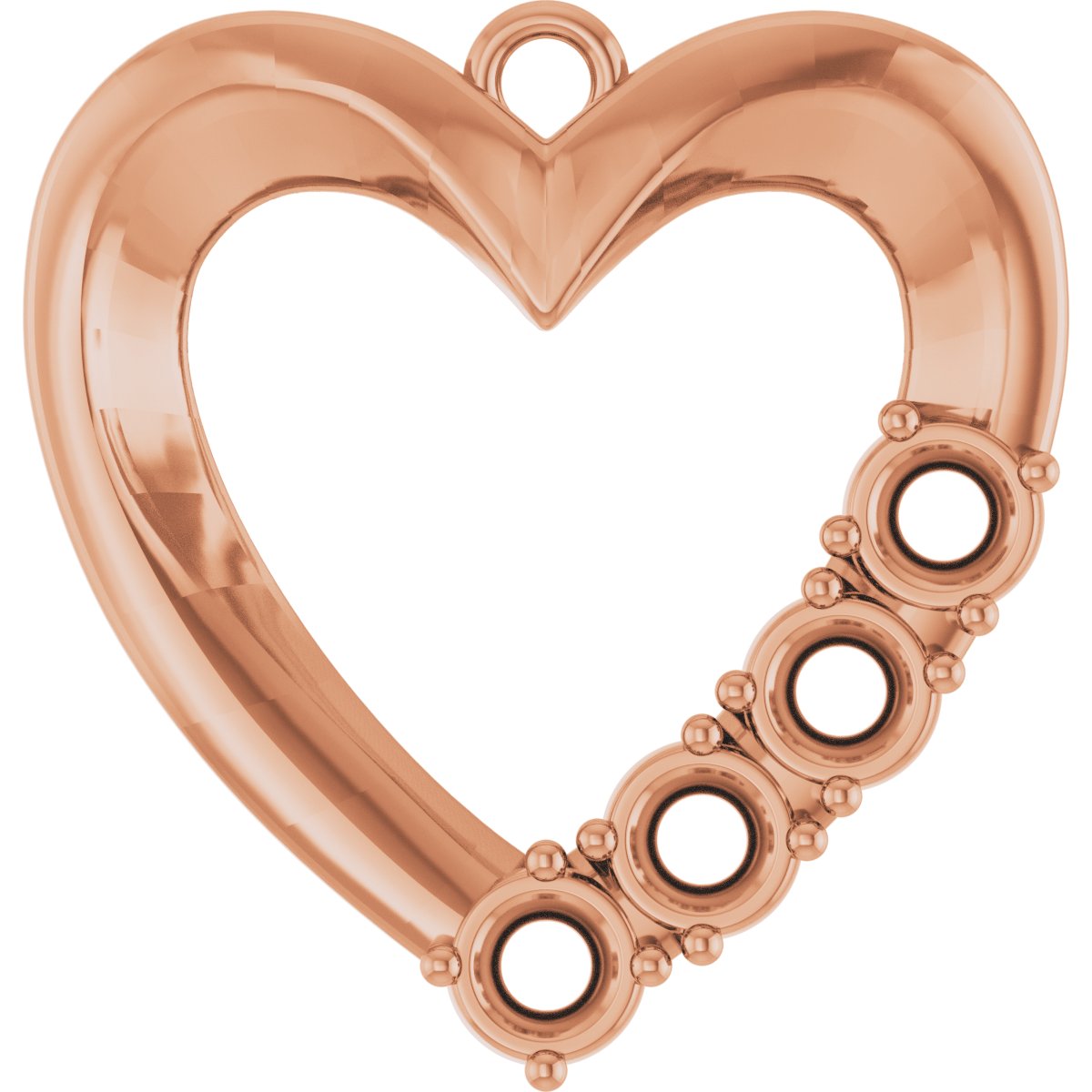 Accented Heart Dangle