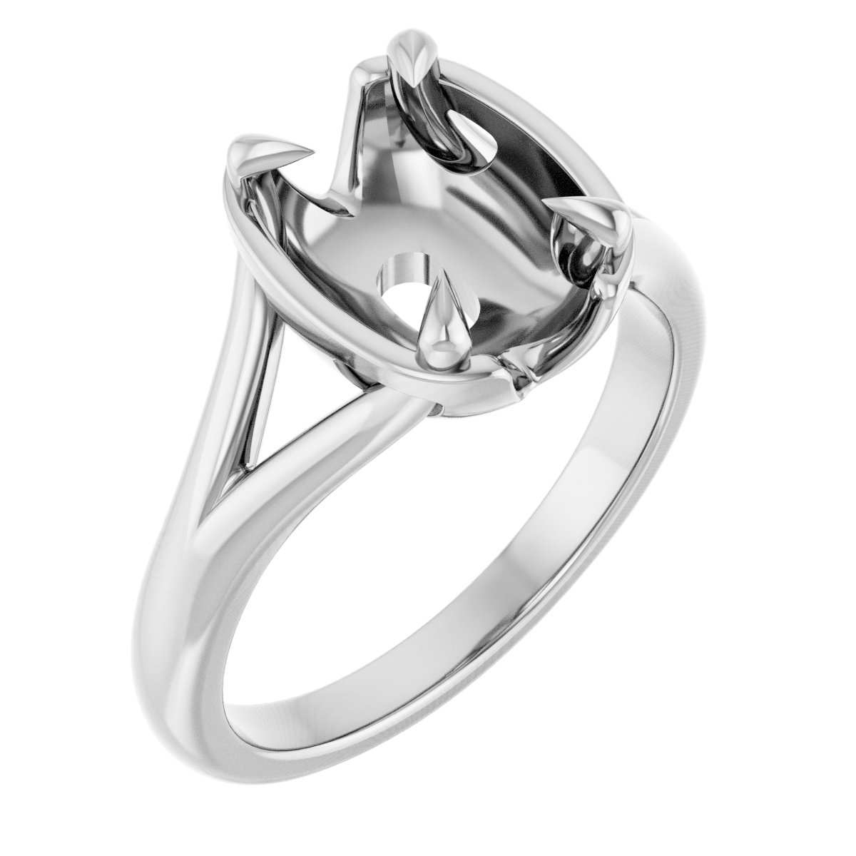 Claw-Prong Engagement Ring