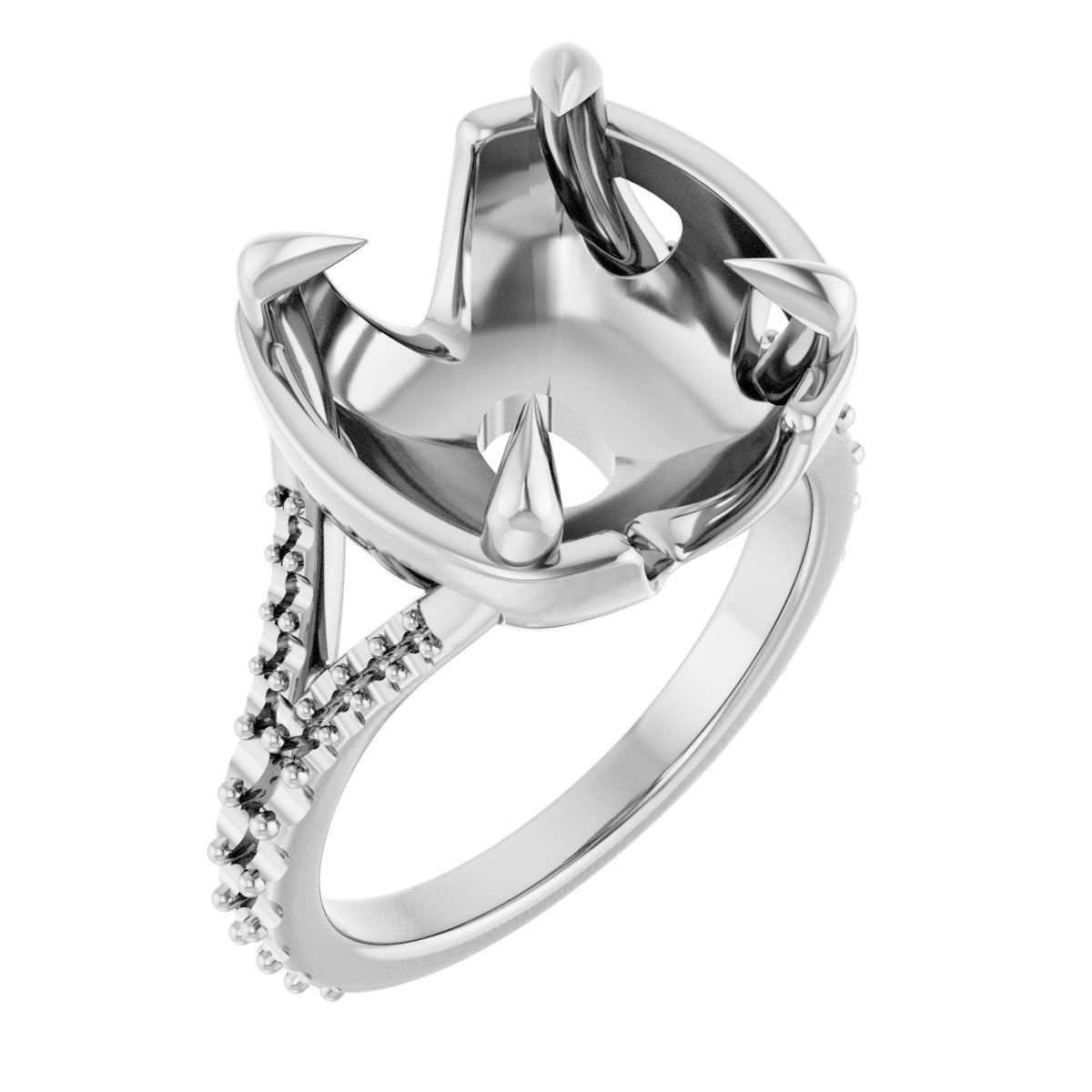 Claw-Prong Engagement Ring