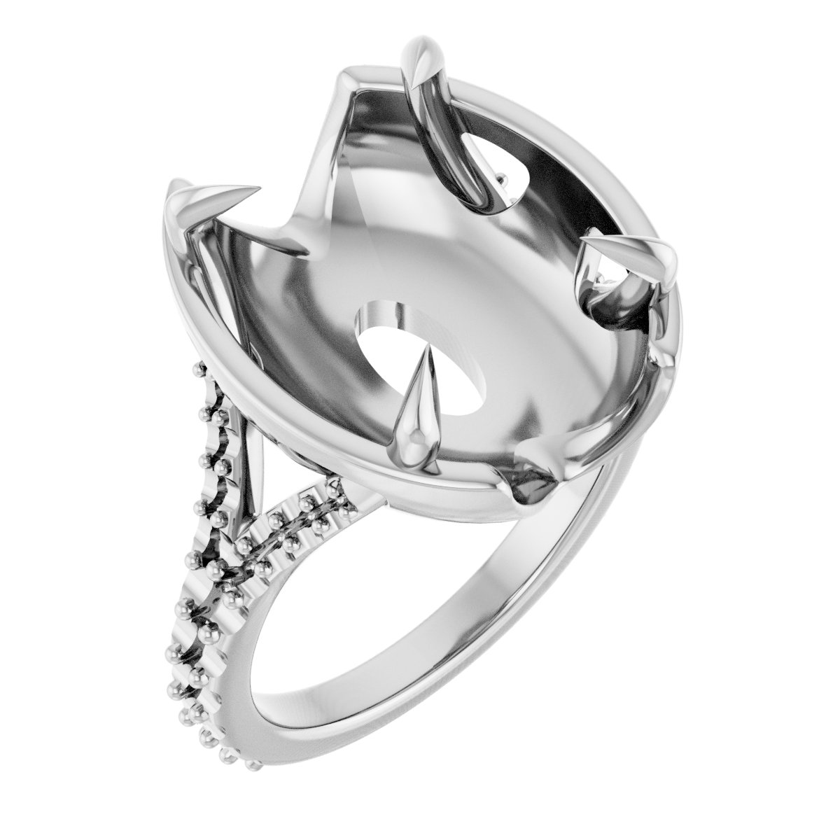Claw-Prong Engagement Ring