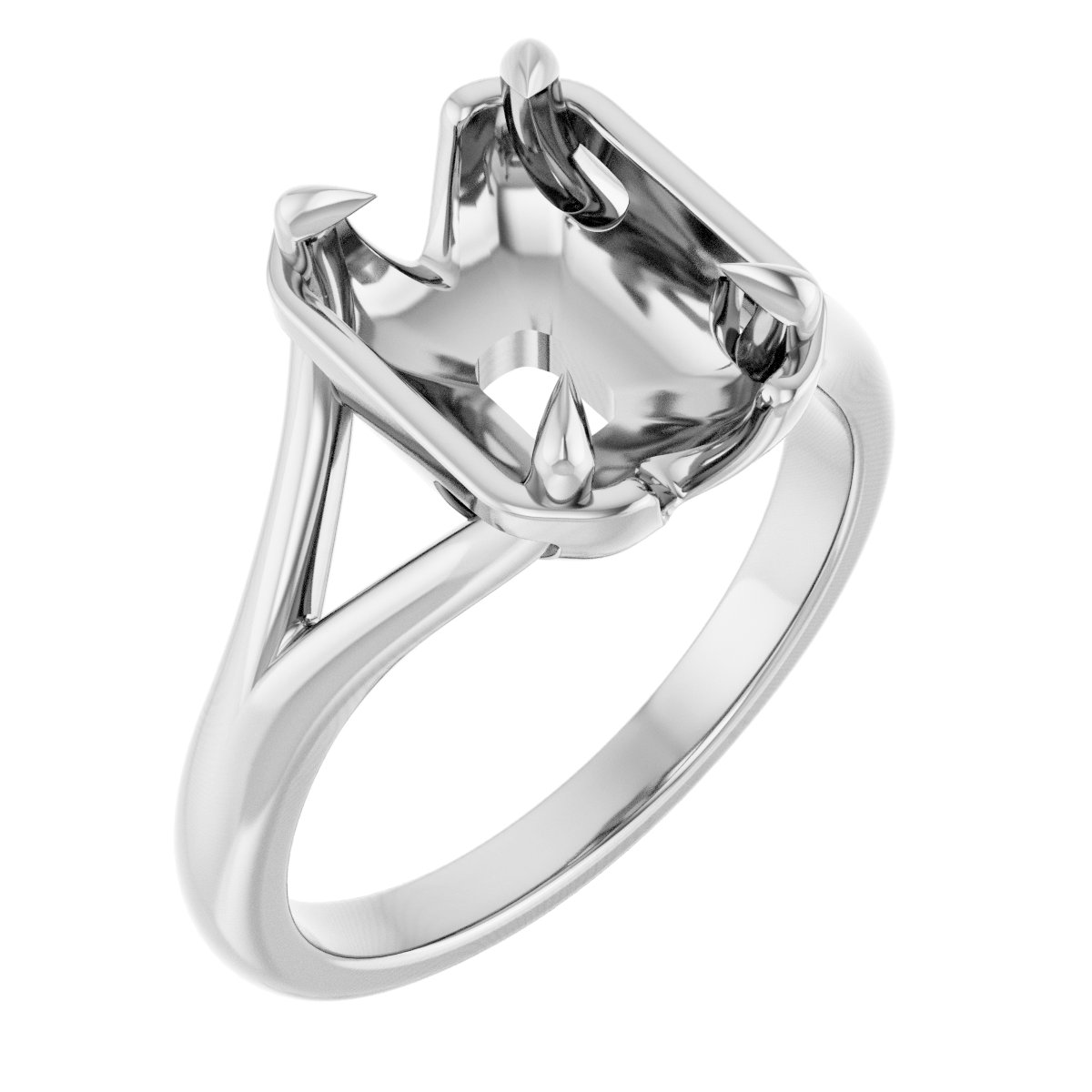 Claw-Prong Engagement Ring