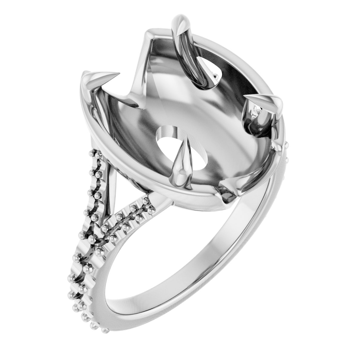 Claw-Prong Engagement Ring