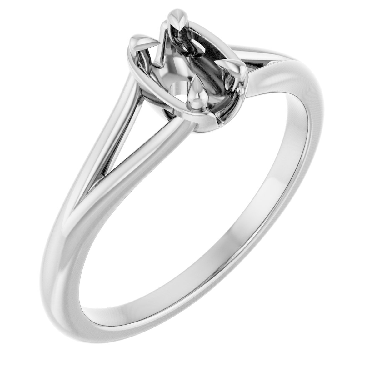 Claw-Prong Engagement Ring