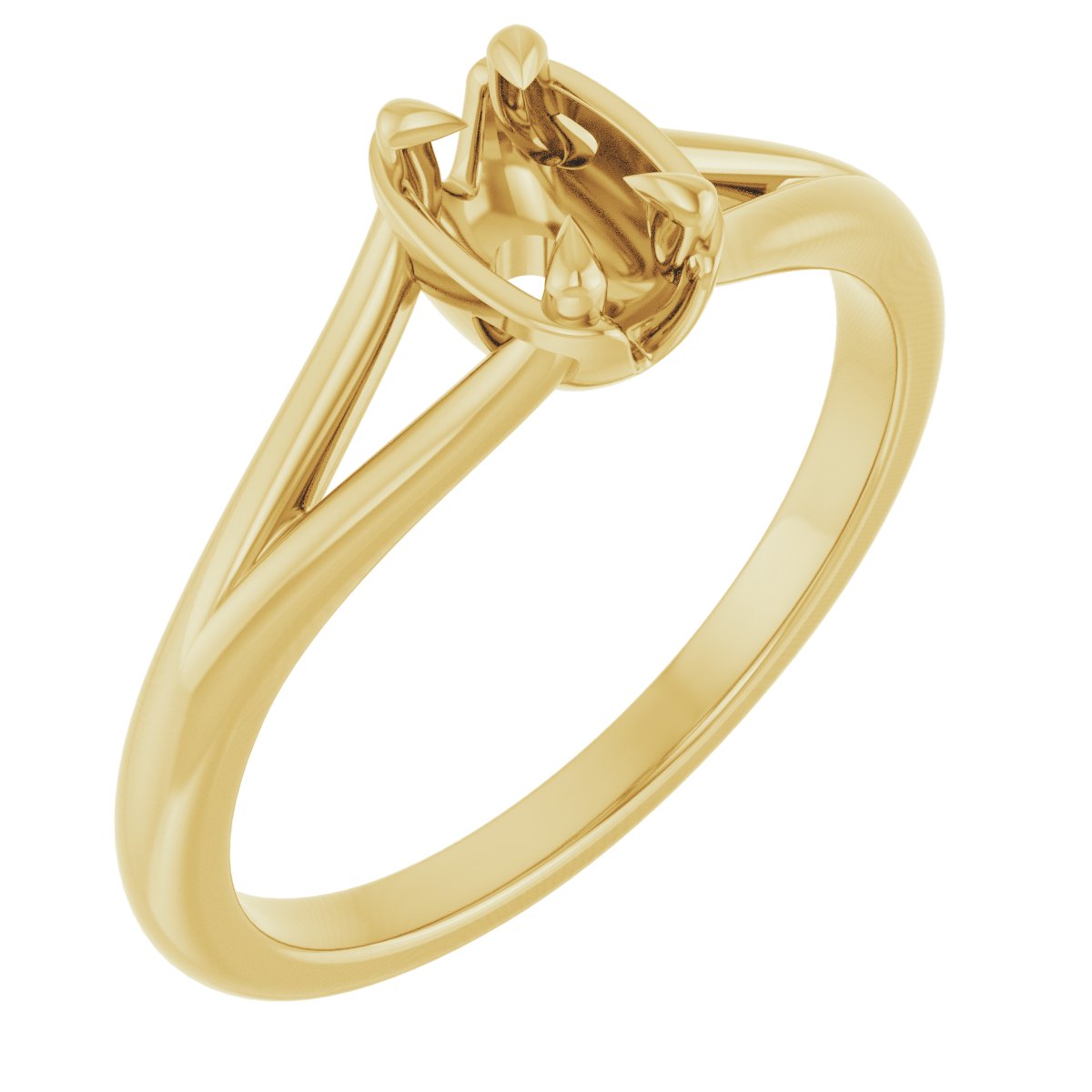 Claw-Prong Engagement Ring