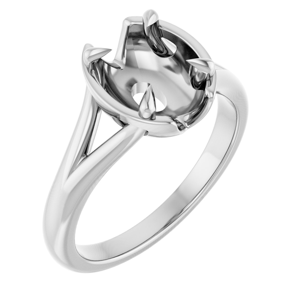 Claw-Prong Engagement Ring