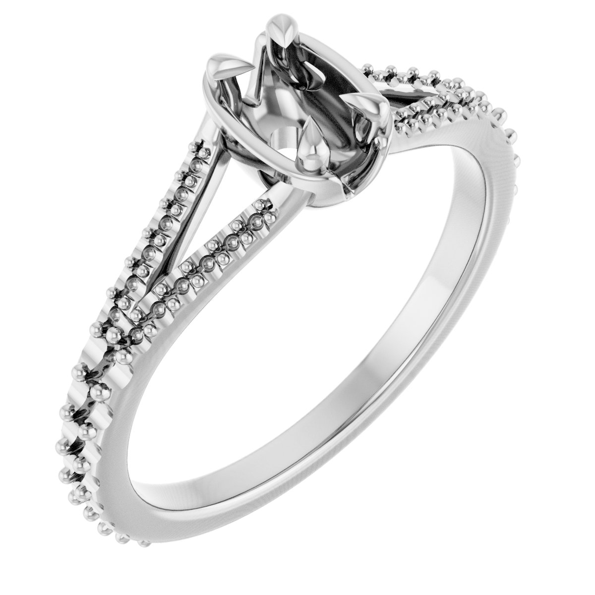 Claw-Prong Engagement Ring