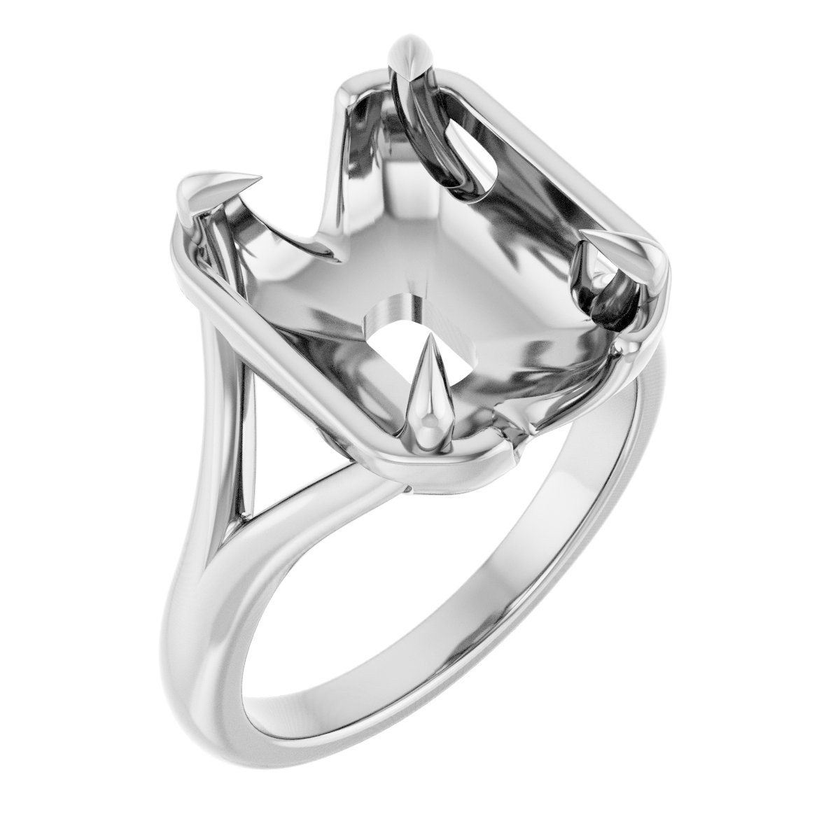 Claw-Prong Engagement Ring