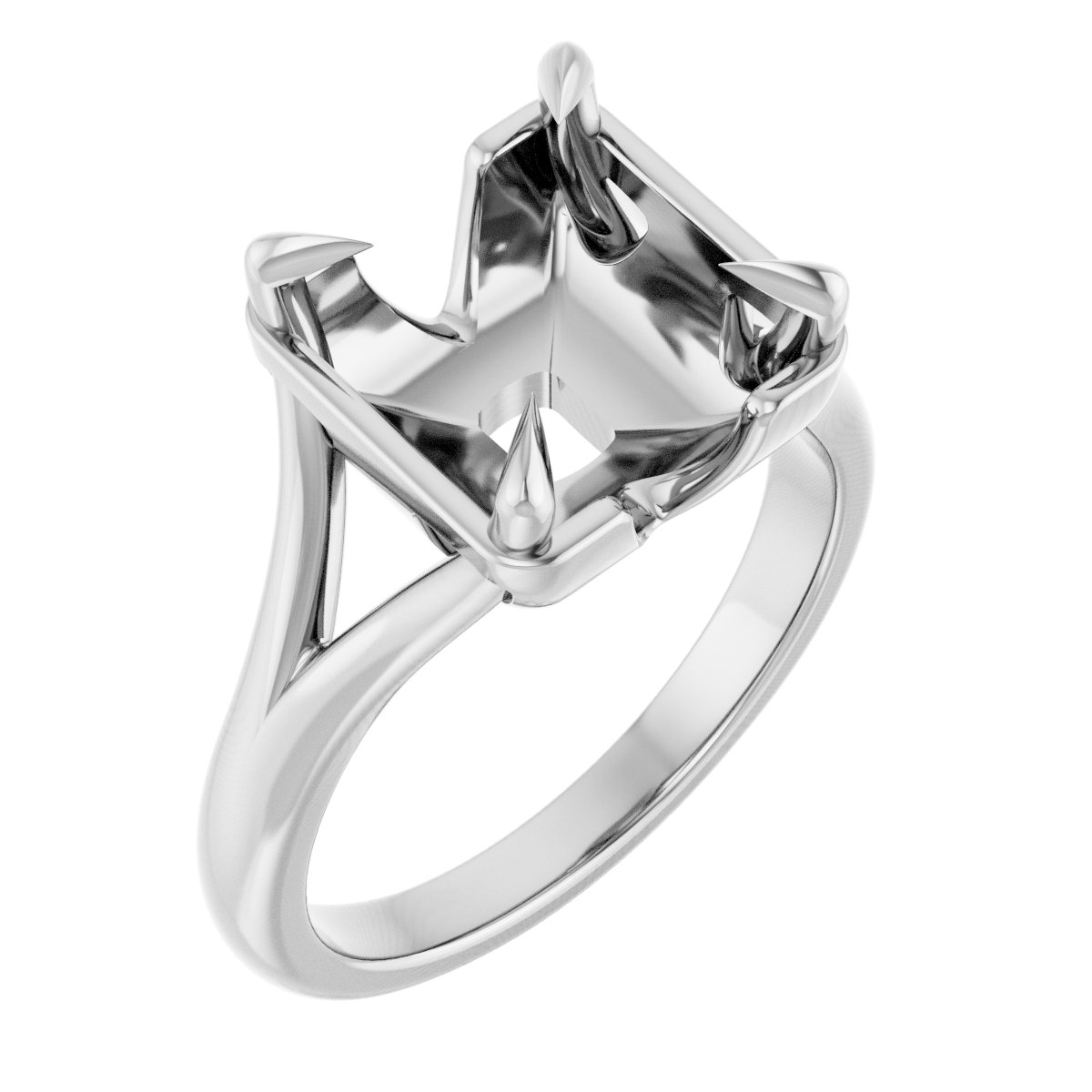 Claw-Prong Engagement Ring