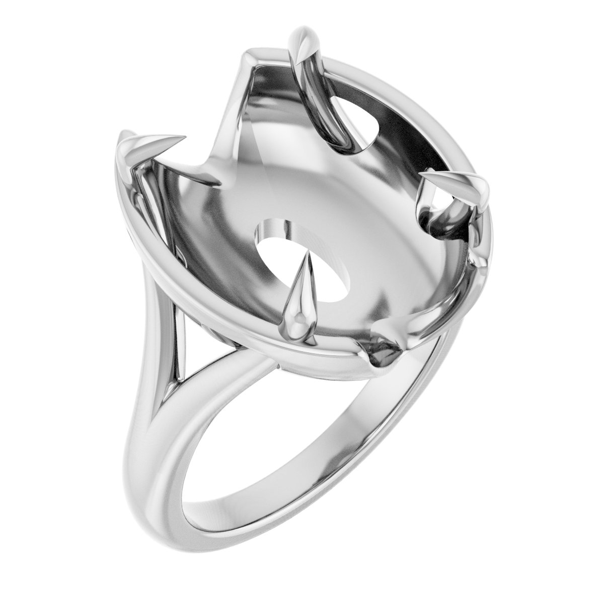 Claw-Prong Engagement Ring