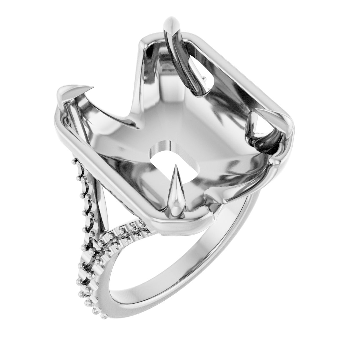 Claw-Prong Engagement Ring