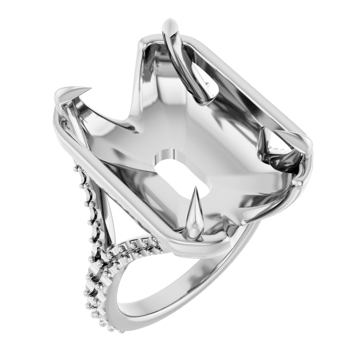 Claw-Prong Engagement Ring