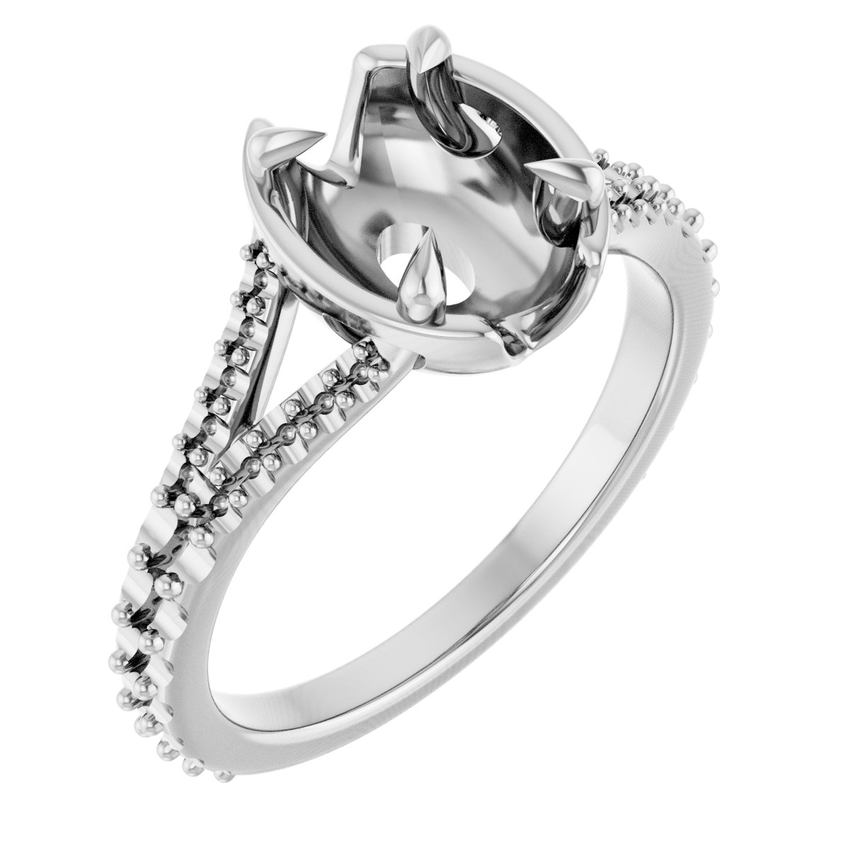 Claw-Prong Engagement Ring