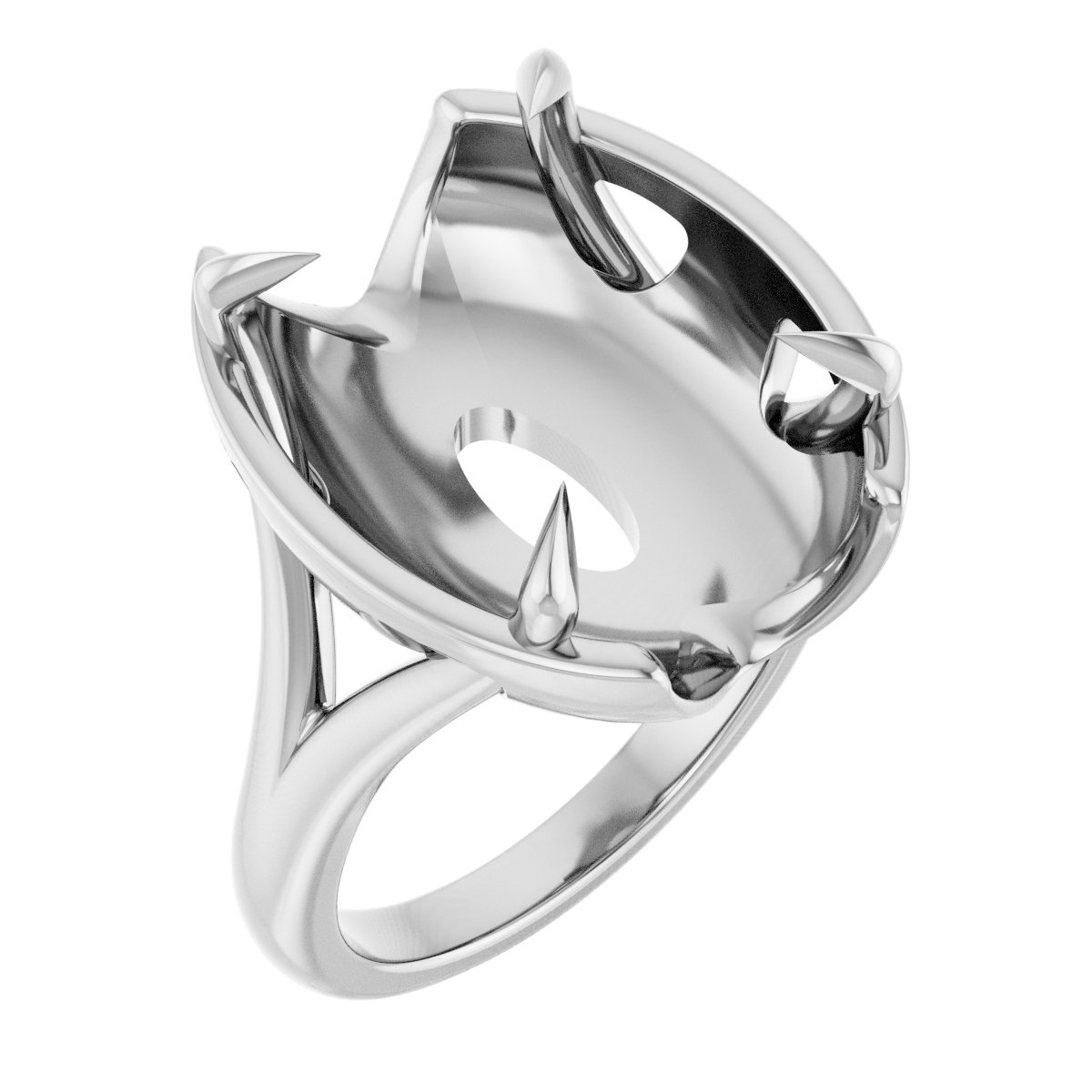 Claw-Prong Engagement Ring