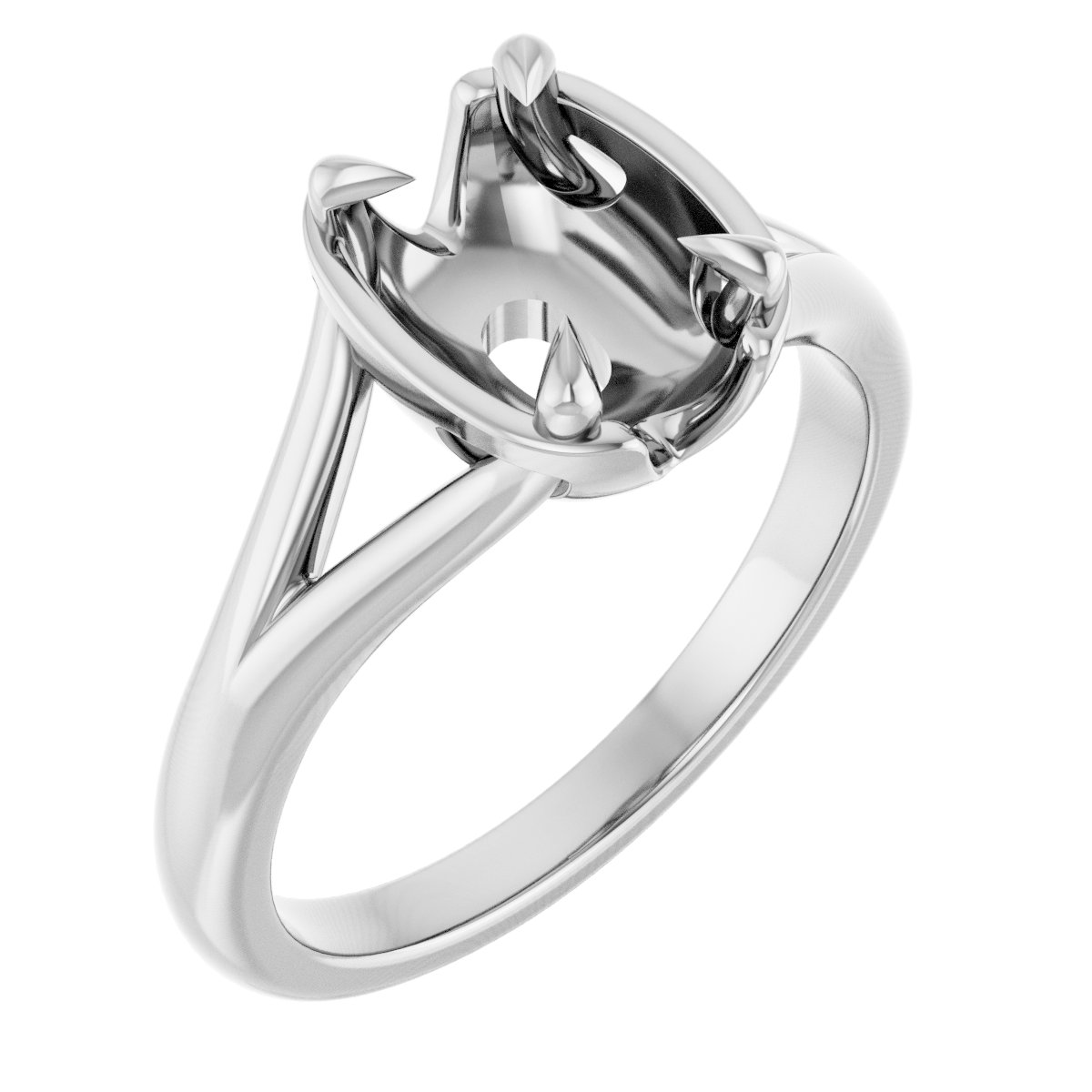 Claw-Prong Engagement Ring