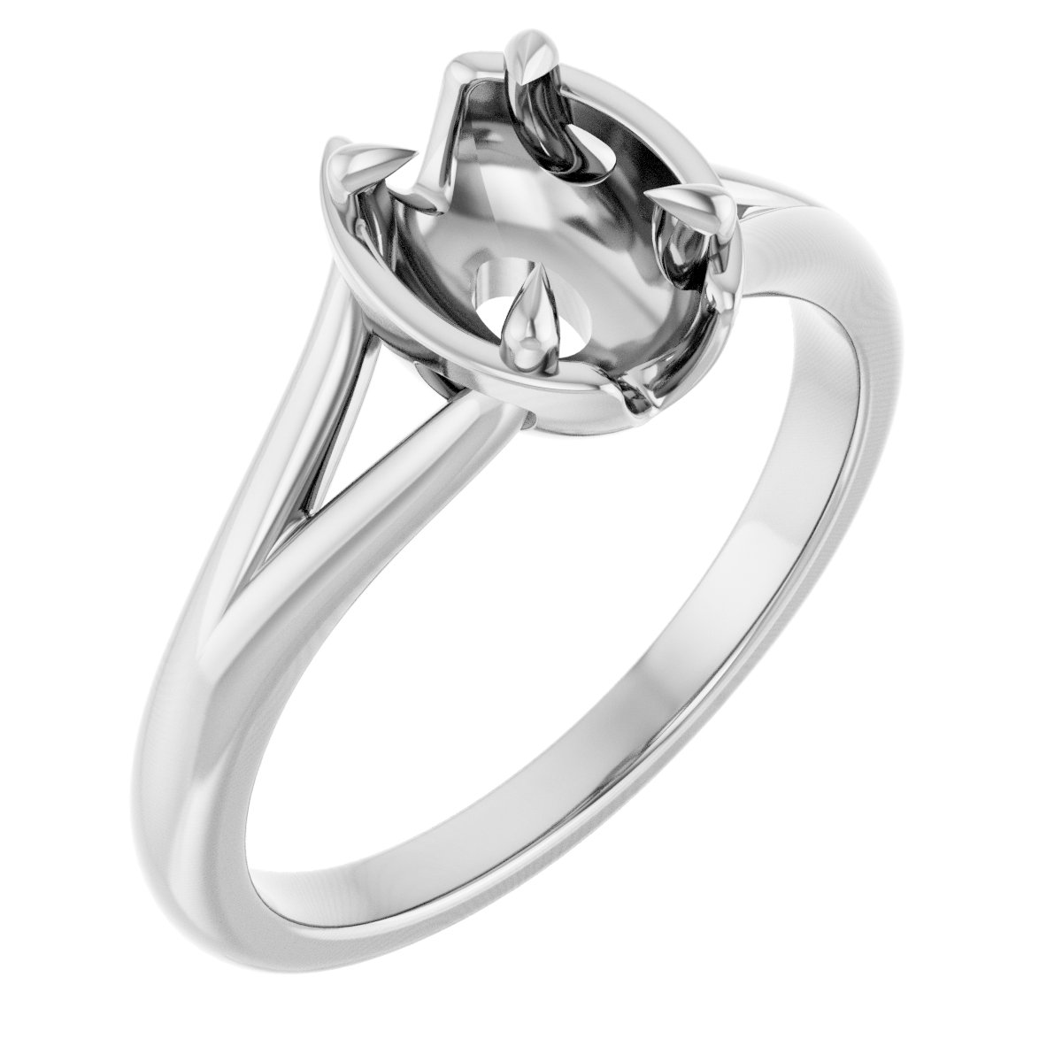 Claw-Prong Engagement Ring