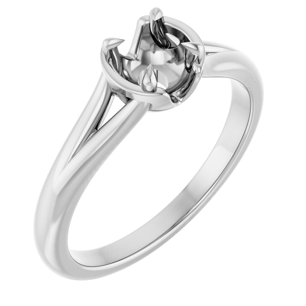 Claw-Prong Engagement Ring