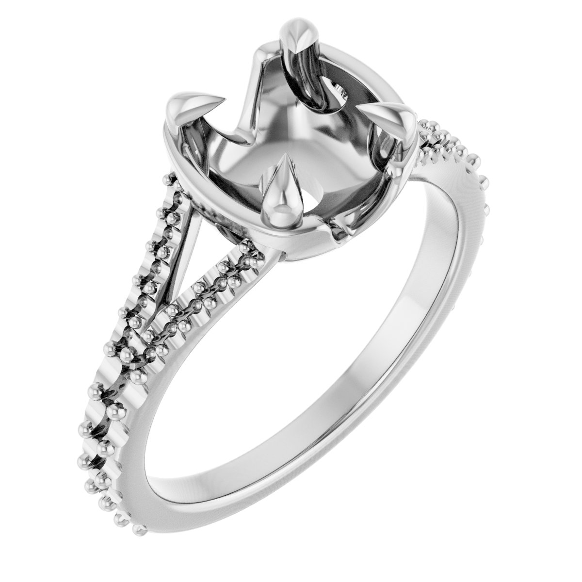 Claw-Prong Engagement Ring