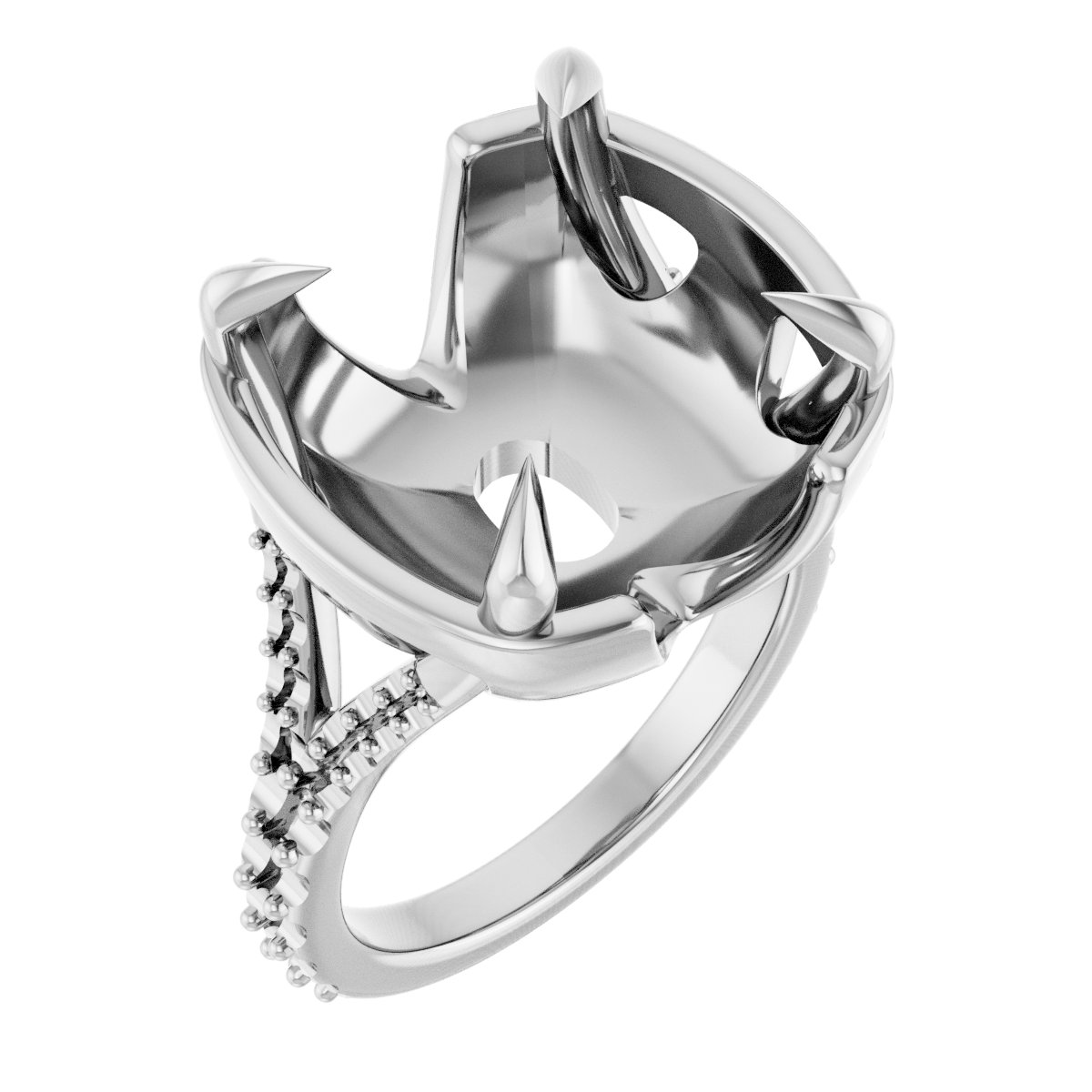 Claw-Prong Engagement Ring